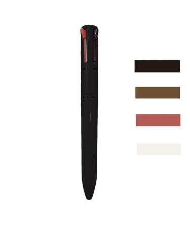 4 in 1 Makeup - Multi-Functional Portable Beauty Product - Touch-Up 4-in-1 Makeup Travel Makeup Pencil Multi Use Portable Beauty Product 4 Colors in 1 Set Mumiao