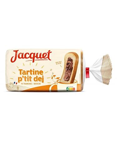 Jacquet P'Tit Dej Brioche Tartine 410 g Set of 4