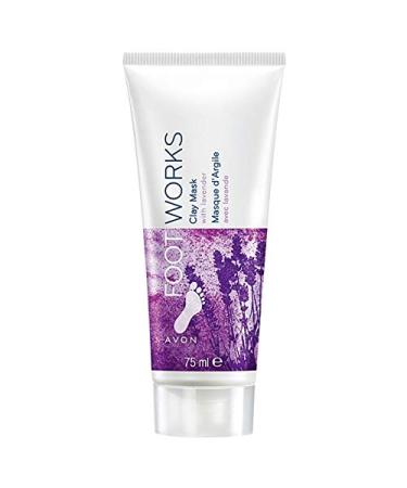 AVON FOOTWORKS CLAY MASK WITH LAVENDER