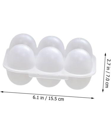 Zerodeko 2pcs Portable Egg Box Refrigerator Eggs Egg Organizer Egg Holder Travel Egg Tray Special Artifact - Buy Online on GoSupps.com