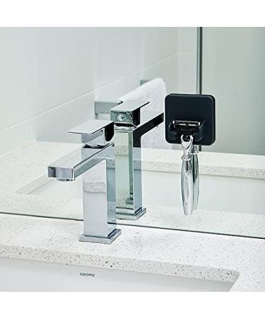 Tooletries Mason Razor Holder - Safe Silicone Toiletry Organizer | Shower & Bathroom Accessory with Silicone-Grip Technology - Charcoal - Buy Online on GoSupps.com