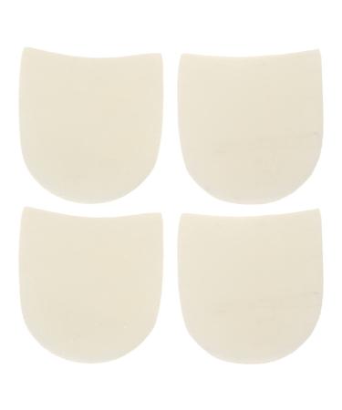 Transparent wear-resistant shoe sole protection for comfortable walking 2 pairs of rubber shoe bottom pads for replacement (heel)