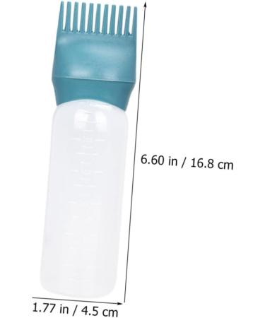 ABOOFAN 6 pi ces Bouteille Applicateur Racines Cheveux Flacons Plastique avec Peigne Int gr pour Coloration L ger R utilisable Pratique Domicile Vert Fonc Fonc  - Buy Online on GoSupps.com