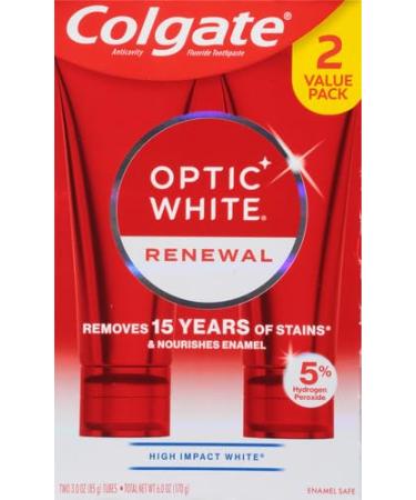 Buy Colgate Renewal High Impact White 3oz 2pk - International Shipping Available - Buy Online on GoSupps.com
