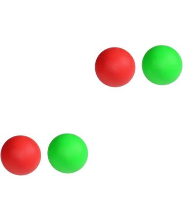 Clispeed 4-Pack Ice Hockey & Lacrosse Mobility Balls - Myofascial Release Massage Balls in Red & Green - Buy Online on GoSupps.com
