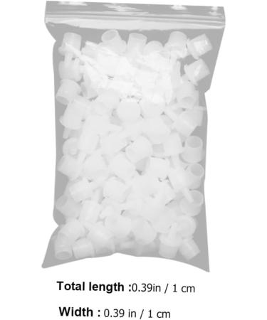 FRCOLOR 500 Pcs Glue Bottle Stoppers - White Plastic Nozzle for Easy Replacement | International Shipping Available - Buy Online on GoSupps.com