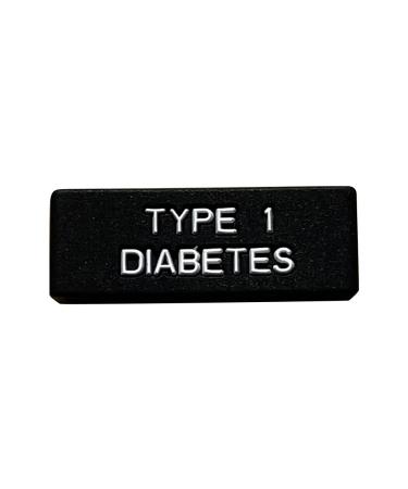 Medical alert Type 1 diabetes - watch sleeve alert x 2 pack suits most bands. Black