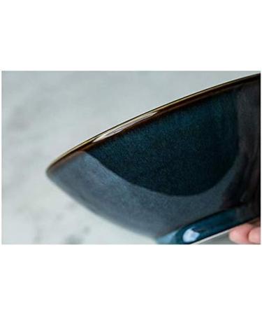 Bowl Snack Dip Bowls Dishware Vintage Ceramic Rice Bowl 6 inch Fruit Salad Bowl Creative Soup Bowl Blue Noodle Bowl Household Cereal Bowl Compatible with Kitchen Restaurant Gifts - Buy Online on GoSupps.com