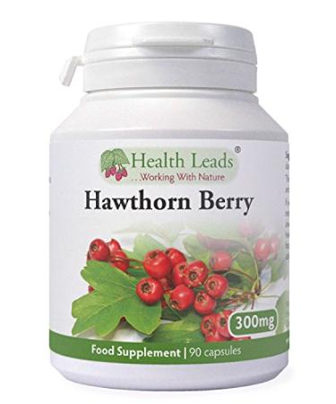 Hawthorn Berry 300mg x 90 Capsules (100% Additive Free Supplements)