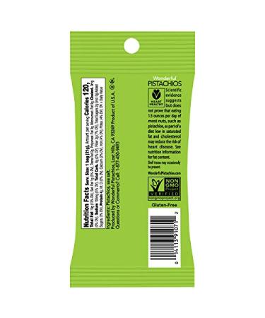Wonderful Pistachios No Shells - Roasted & Salted Nuts 0.75oz (Pack of 9) | Healthy Snack - Buy Online on GoSupps.com