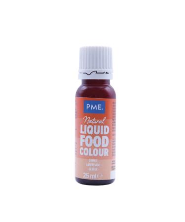 PME 100% Natural Food Colouring - Orange 25 g