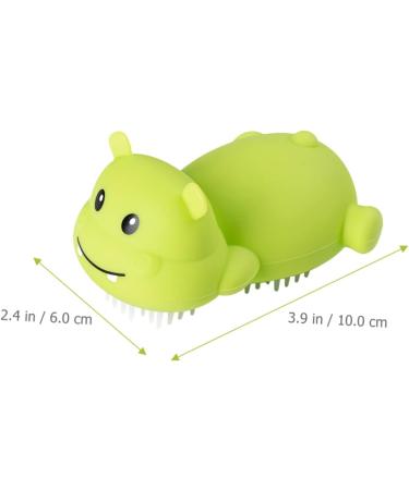 BeatifuFu Shampoo Brush - Scalp Massage & Hair Care Tool | Green 10x6cm for Ultimate Shower Experience - Buy Online on GoSupps.com