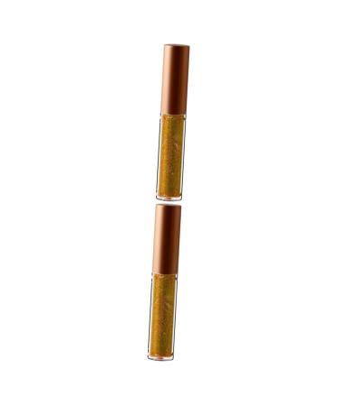 DOITOOL 2pcs Eyeliner Pencil Shimmer Eyeshadow Colorful Eyeliner Pen Eye Shadow Diamond Set Miss 1 count (Pack of 1) 03x2pcs