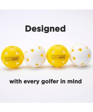 Practice Golf Balls (16-Pack) Limited-Flight Foam Golf Balls to Improve Your Swing - Dent Resistant Yellow Golf Balls Practice - Perfect for Indoors  Basement & Backyard. Perfect for Men and Kids. EVA - Buy Online on GoSupps.com