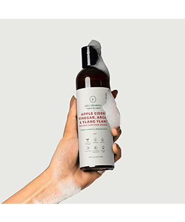 Juicy Chemistry Organic Shampoo for Women - Deep Conditioning Hair Loss Control with Apple Cider Vinegar Argan & Ylang Ylang - 200ml - Buy Online on GoSupps.com
