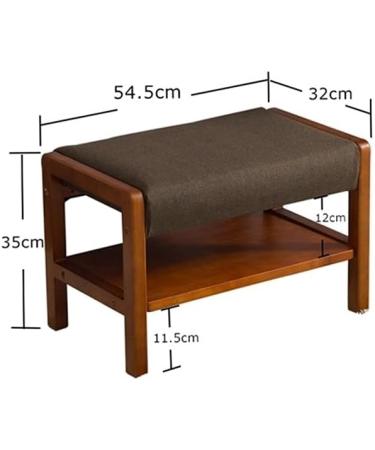 Doorway Shoe Rack Space-Saving Shoe Stool Storage Slippers Shoe Cabinet Foot Sofa Stool Shoe Stool Brown Shoe Organizer (Color : Natural) (Natural) - Buy Online on GoSupps.com