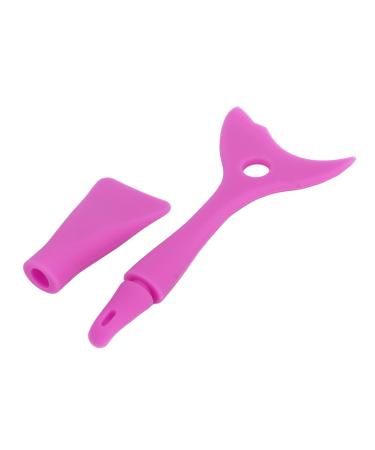 Silicone Winged Tip Soft Washable Detachable Reusable Silicone Eyeliner MultiFunction Flexible For Travel (Purple)