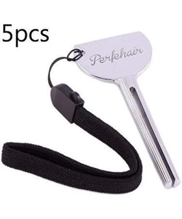 5pcs Metal Tube Toothpaste Squeezer Keys & Hair Dye Color Roller Dispenser Tool - Buy Online on GoSupps.com