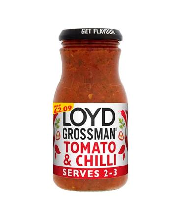 LOYD Loyd Grossman Pack of 6 tomato and chili sauces 350g