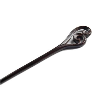 Lurrose 1pc Natural Ebony Hair Chopsticks Vintage Hairpin Wooden Hair Stick for Women Lady - Buy Online on GoSupps.com