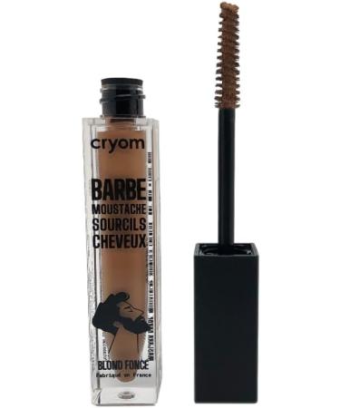  Cryom CRYOM - Temporary Color Concealer for Beard Eyebrow and Hair Brush Bottle 5ml Cosmetic and Makeup for Men No.02: Dark Grey - Buy Online on GoSupps.com