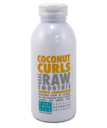 Real Raw Conditioner Coconut Curls Quench 12 Ounce (354ml) (Pack of 3)