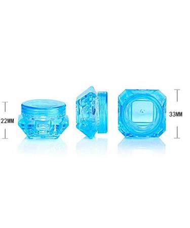 WOIWO 12 Pieces 5g Diamond Face Cream Sample Box - Premium Travel Cosmetic Bottles for International Shipping - Buy Online on GoSupps.com
