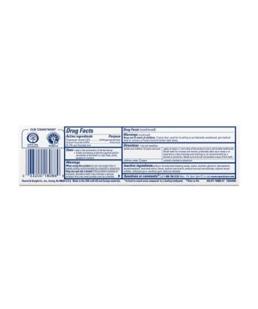 ARM & HAMMER Sensitive Teeth & Gums Toothpaste 4.5 oz - Pack of 10 - Buy Online on GoSupps.com