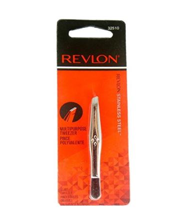 Revlon Compact Tweezer Slant Tip - 1 Ea ( Pack of 3 )
