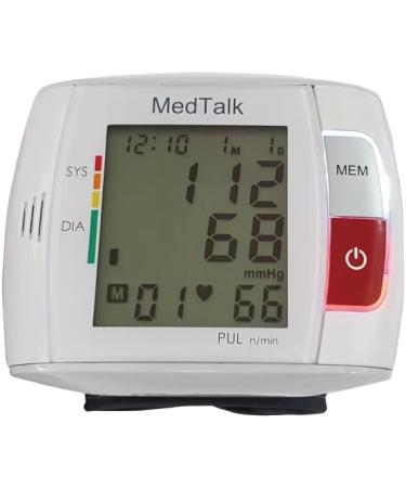 Medittalk I 1330S Wrist Blood Pressure Meter - Full Automatic Measurement & Arrhythmia Alerts | International Shipping Available - Buy Online on GoSupps.com
