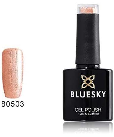 Bluesky Gel Nail Polish Gold Bronze Shimmer Iced Cappuccino 80503 UV LED Soak Off 10ml - Buy Online on GoSupps.com