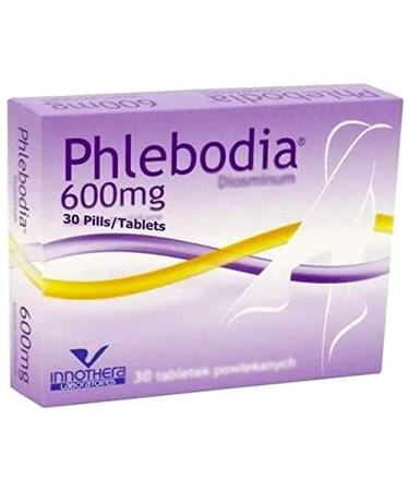 PHLEBODIA 600mg 30 Pills/Tablets. Made in France. Polish Distribution Polish Language.