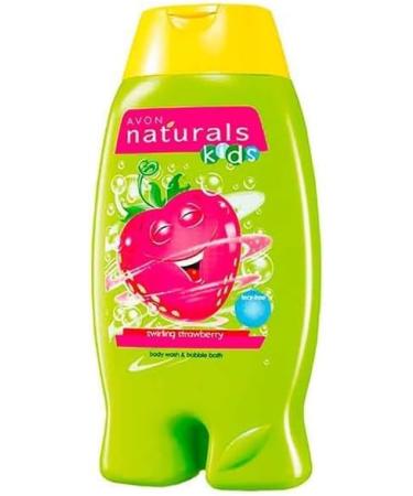 Avon Naturals Kids Swirling Strawberry 250ml Body Wash & Bubble Bath - Buy Online on GoSupps.com