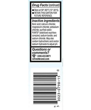Buy Allergan Refresh Tears 0.5 oz - Eye Drops for Mild to Moderate Dry Eyes | Fast International Shipping - Buy Online on GoSupps.com
