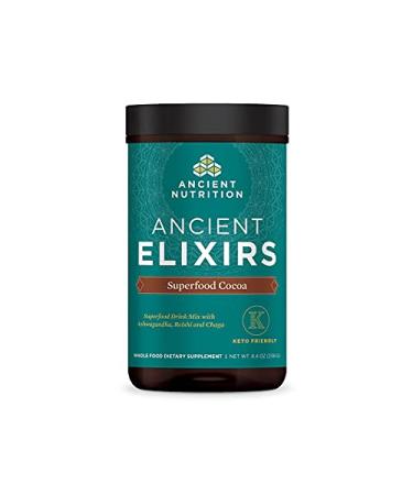 Ancient Nutrition Keto Drink Superfoods Drink Mix Cocoa - 20 Servings