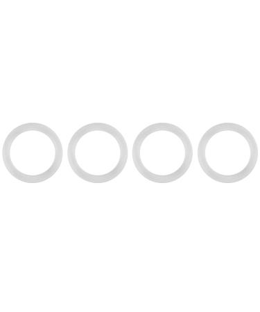 20 Soft Silicone O-Rings for Babies | Pacifier Clips & Bite Relief Holder | Transparent Baby Accessories - Buy Online on GoSupps.com