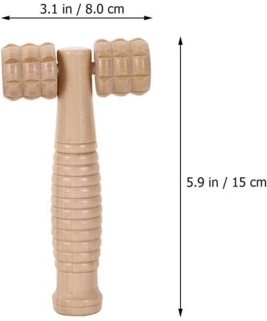 Shop Lurrose Wooden Massage Roller & Gua Sha Tool | Premium Face & Head Massage Device for Relaxation - International Shipping Available - Buy Online on GoSupps.com
