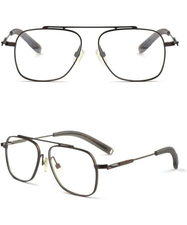 Riccie Varifocal Glasses - Pure Titanium Retro Aviation Eyewear for Drivers & Office - Multi-Focus Anti-Blasting +3.0 Strength - Buy Online on GoSupps.com