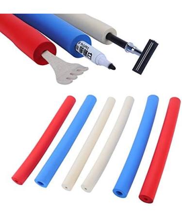 Foam Grip Tubing 6pcs Padding Grips for Toothbrush Pens Non-Slip Foam Utensil Handles Sleeve Cover Arthritis Cutlery Gripping Tool for Disabled Elderly - Buy Online on GoSupps.com