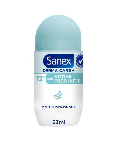 SANEX - D odorant Roll-On Anti-transpirant Derma Care+ Active Freshness - Longue Dur e - 53ml