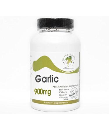 Garlic 900mg 200 Capsules - No Additives Naturetition Supplements