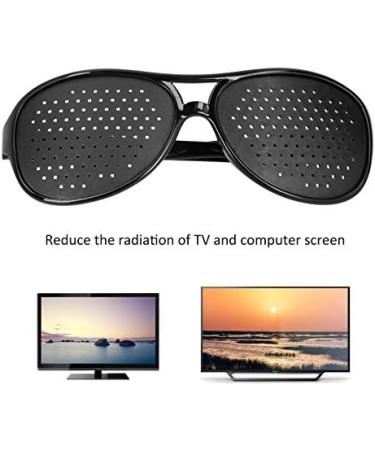 Keenso Pinhole Glasses for Myopia - Vision Correction & Anti-Fatigue PC Glasses | One Size Fits All - Shop Internationally! - Buy Online on GoSupps.com