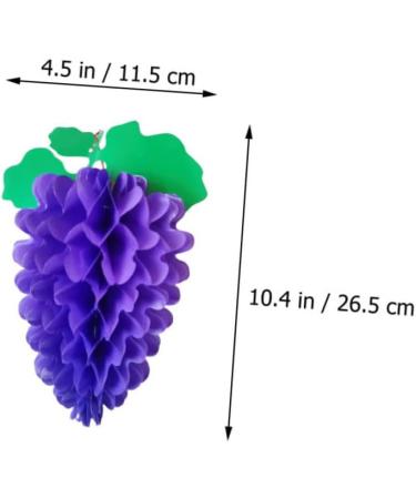 Amosfun 12pcs Paper Honeycomb Ornament Tissue Strawberry Decorations Party Scene Layout Locket Home Decoration Paper Fruit Pendant Honeycomb Decoration Household Hawaii - Buy Online on GoSupps.com