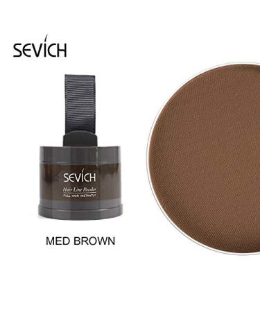 SEVICH Instant Hairline Shadow - Grey Hair Root Concealer for Thinning Hairline, Eyebrows & Beard Line Medium Brown - Buy Online on GoSupps.com