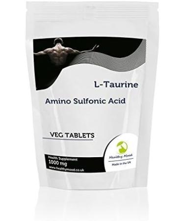 L-Taurine 1000mg 250 Veg Tablets Pills Health Food Supplements Nutrition Amino Sulfonic Ketoisocaproic Acid HEALTHY MOOD - Buy Online on GoSupps.com