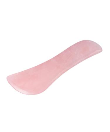 1pc Jade Gua Sha Scraper - Scraping Massage Tools for Facial & Body Care | Rose & Hibiscus Stone Beauty Roller | Spa Board 11.5*3cm - Buy Online on GoSupps.com