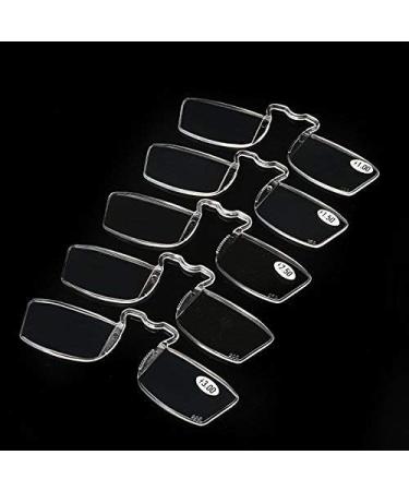 Bluelover Mini Nose Resting Pocket Reading Presbyopic Glasses Clip Light Weight Strength 1.0 1.5 2.0 2.5 3.0-2 - Buy Online on GoSupps.com