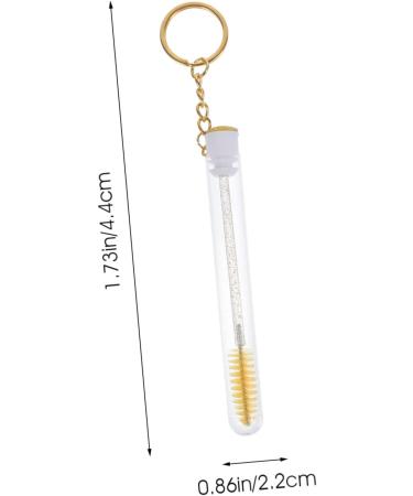FRCOLOR 30 Pcs Keychain Mascara Brush Mascarades for Women Empty Mascara Lash Brush with Tube Extend 11.2x1cmx3pcs Assorted Colorx3pcs - Buy Online on GoSupps.com