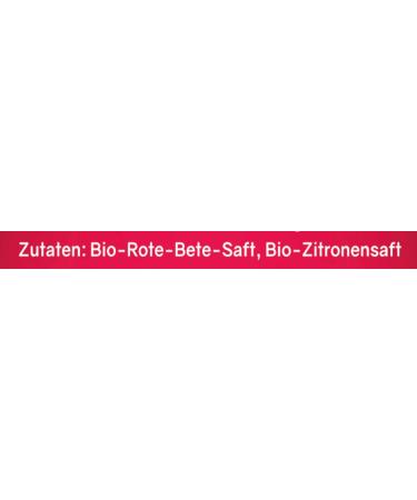 RABENHORST Organic Beetroot Juice Pack of 6 100% Pure Juice with Lemon | Premium Healthy Drink - Buy Online on GoSupps.com