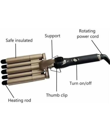 Effortless Hair Curler - Create Beautiful Curls with Ease | Pink - US Plug | International Shipping Available - Buy Online on GoSupps.com